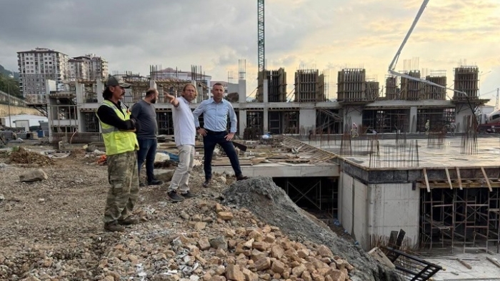 Rize'de 1000 Yataklı Yeni Yurt İnşaatı Hızla Yükseliyor!